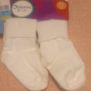 Jefferies Socks Cream Baby Socks